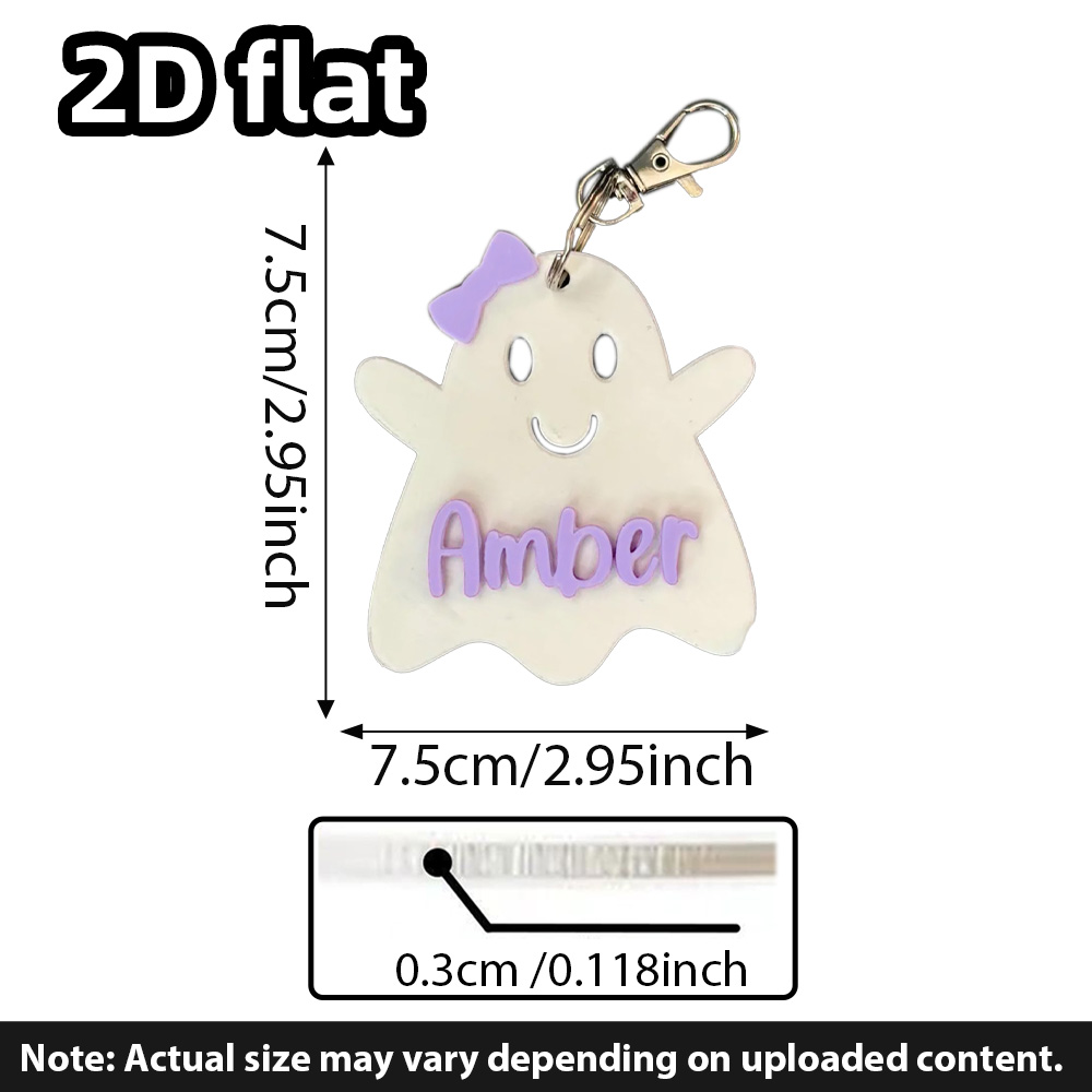 Personalized Ghost Keychain, G - Party Favor Bag recensie en prijs