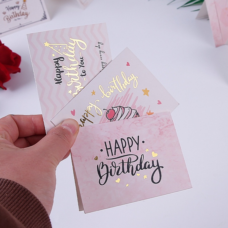 100pcs Golden stamping Happy b - Party Event Supplier recensie en prijs