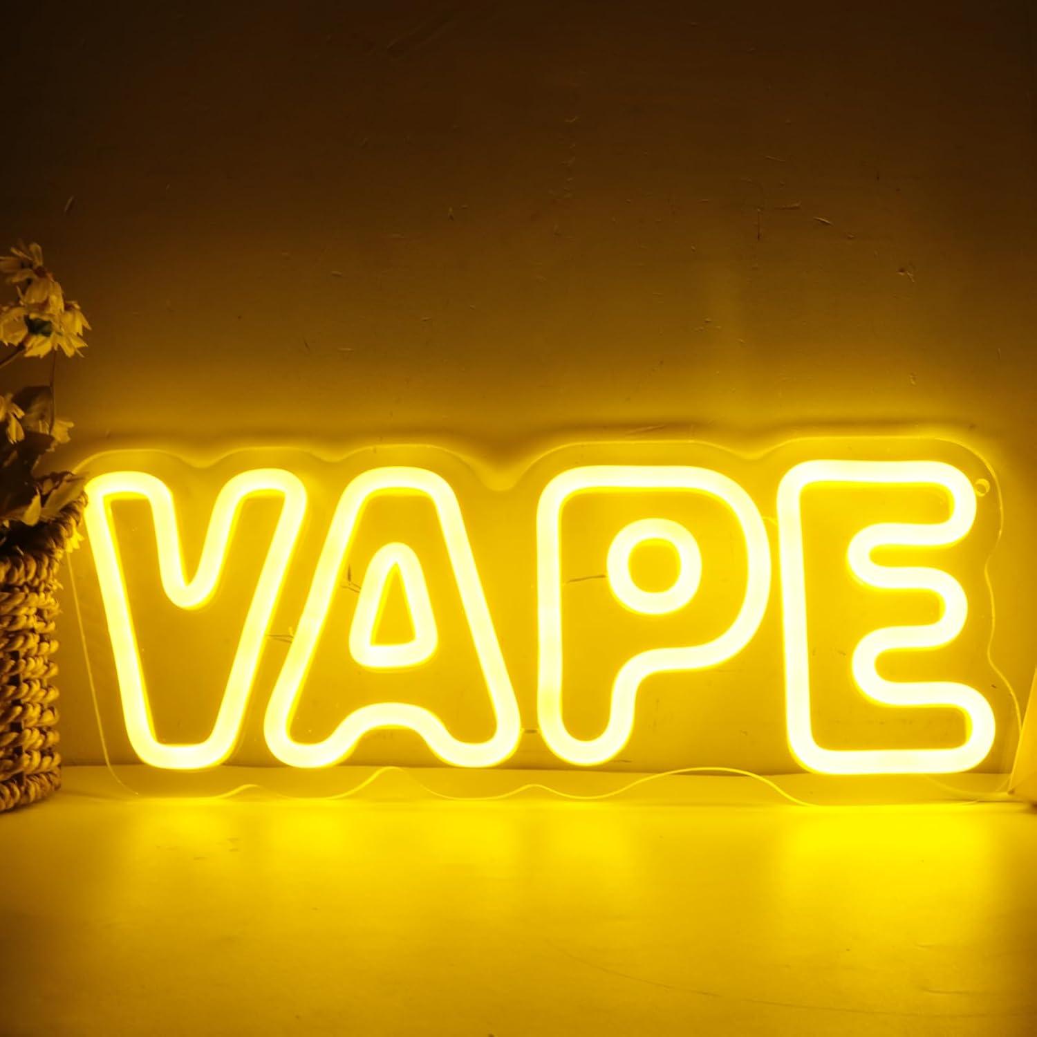 Vape Neon Sign USB Dimmable LE - Neon Sign Party recensie en prijs