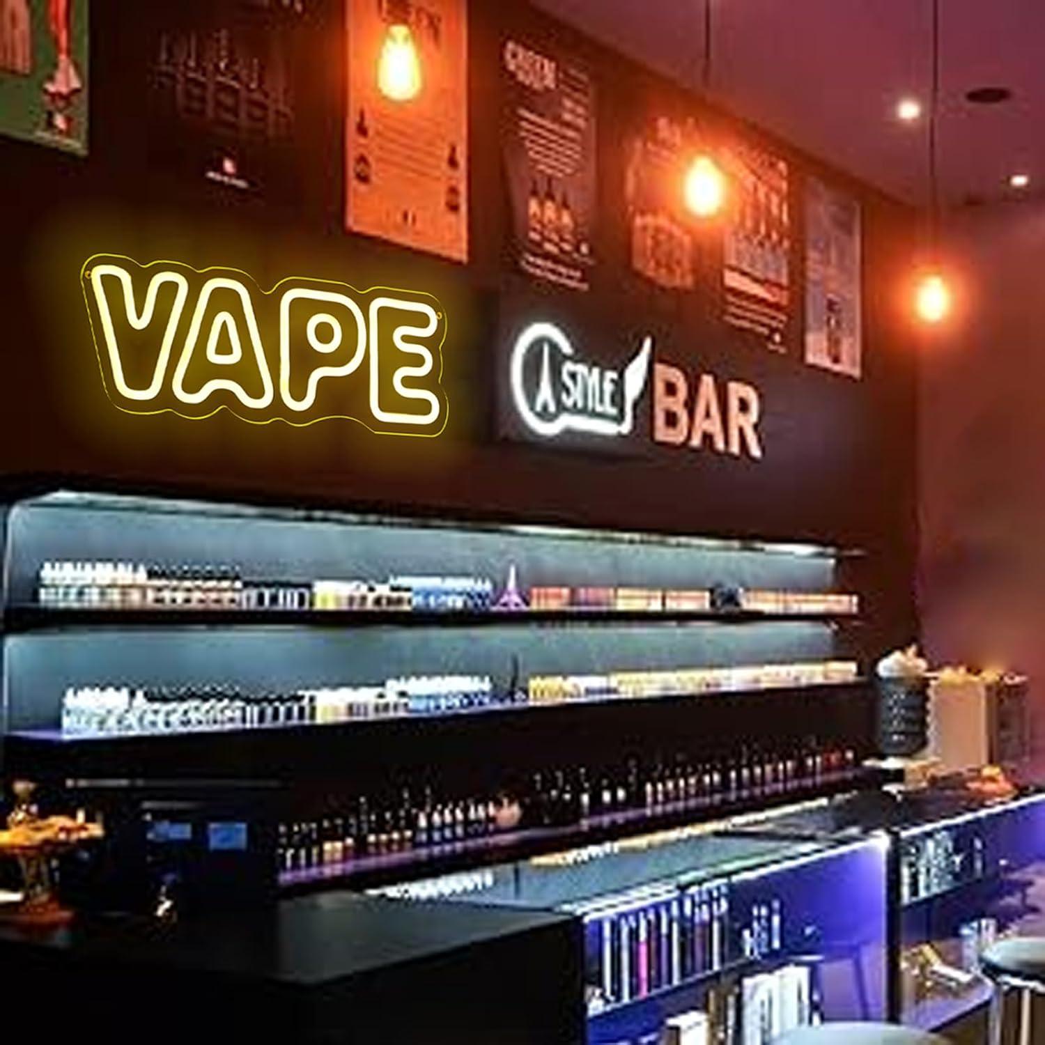 Vape Neon Sign USB Dimmable LE - Neon Sign Party recensie en prijs