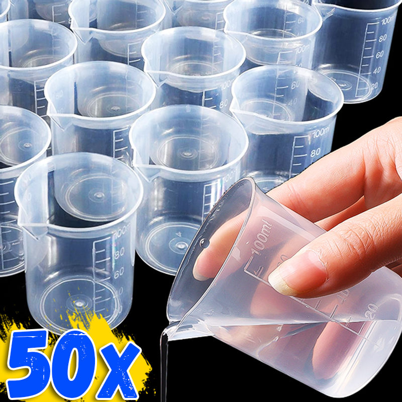 1/50pcs 100ML Plastic Measurin - Plastic Cup 50Pcs recensie en prijs