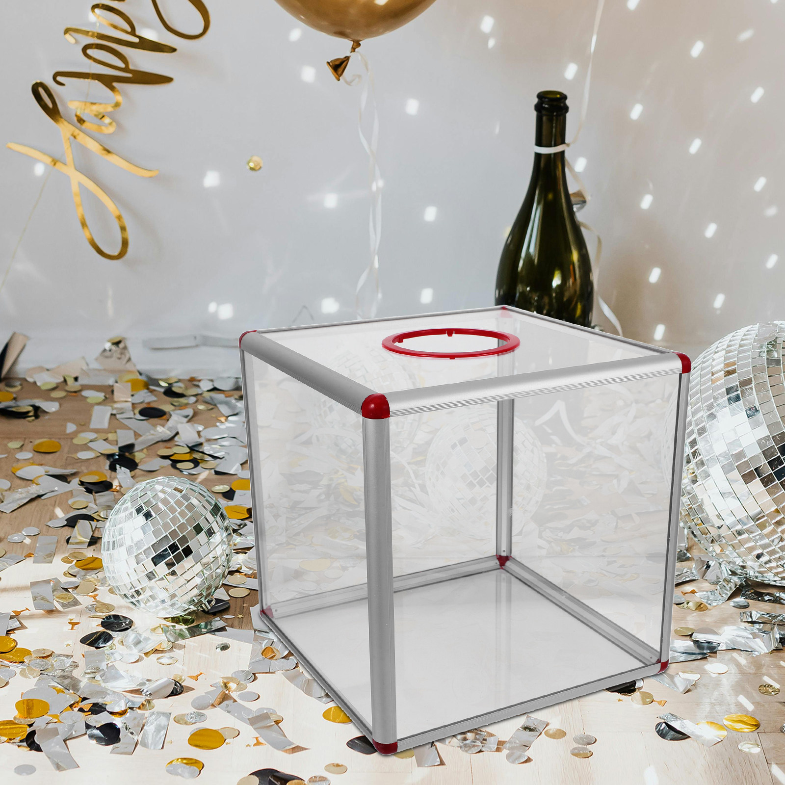 Large Clear Acrylic Raffle Tic - Event Party Box recensie en prijs