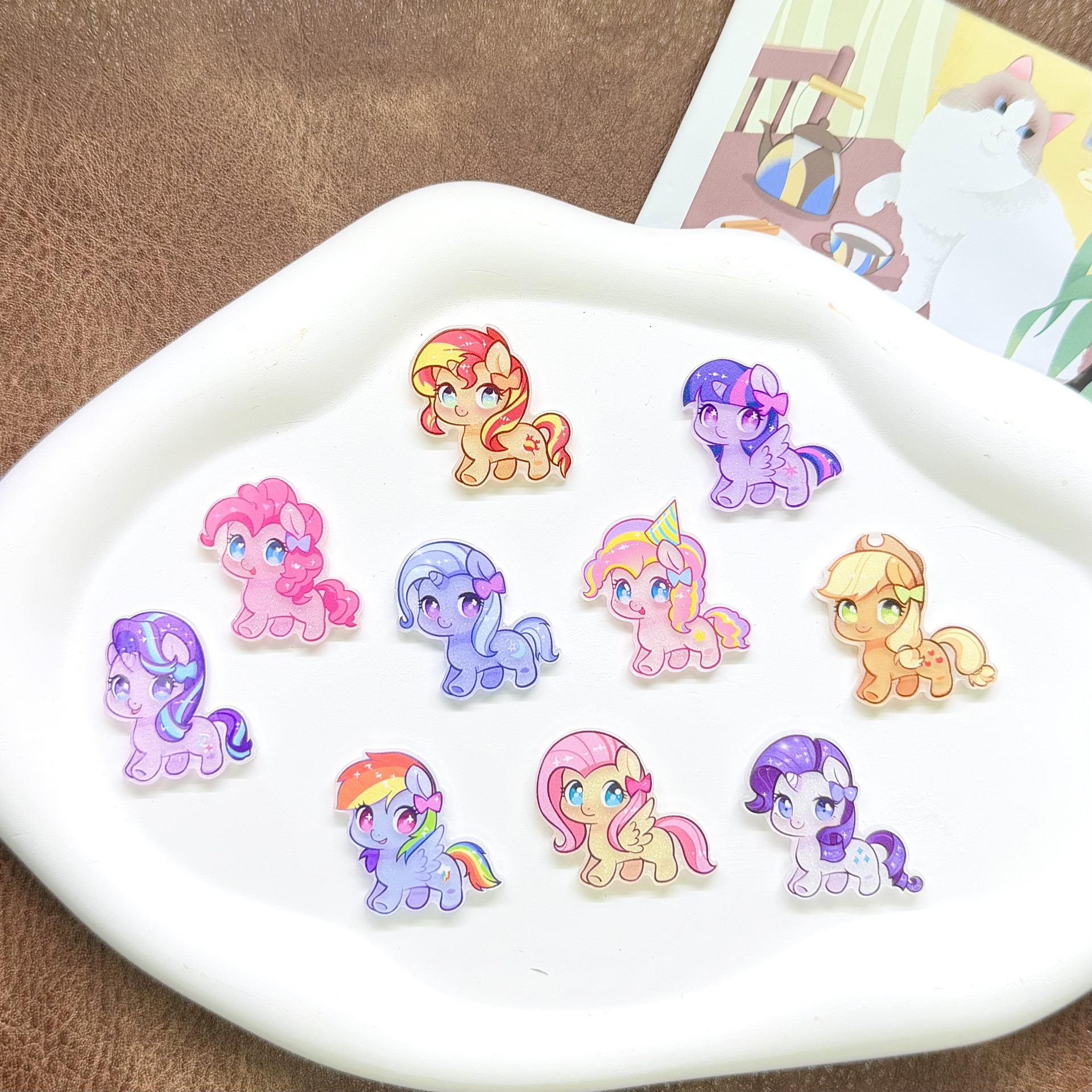 10pcs Cartoon Cute Super Q Pon - Event Party recensie en prijs