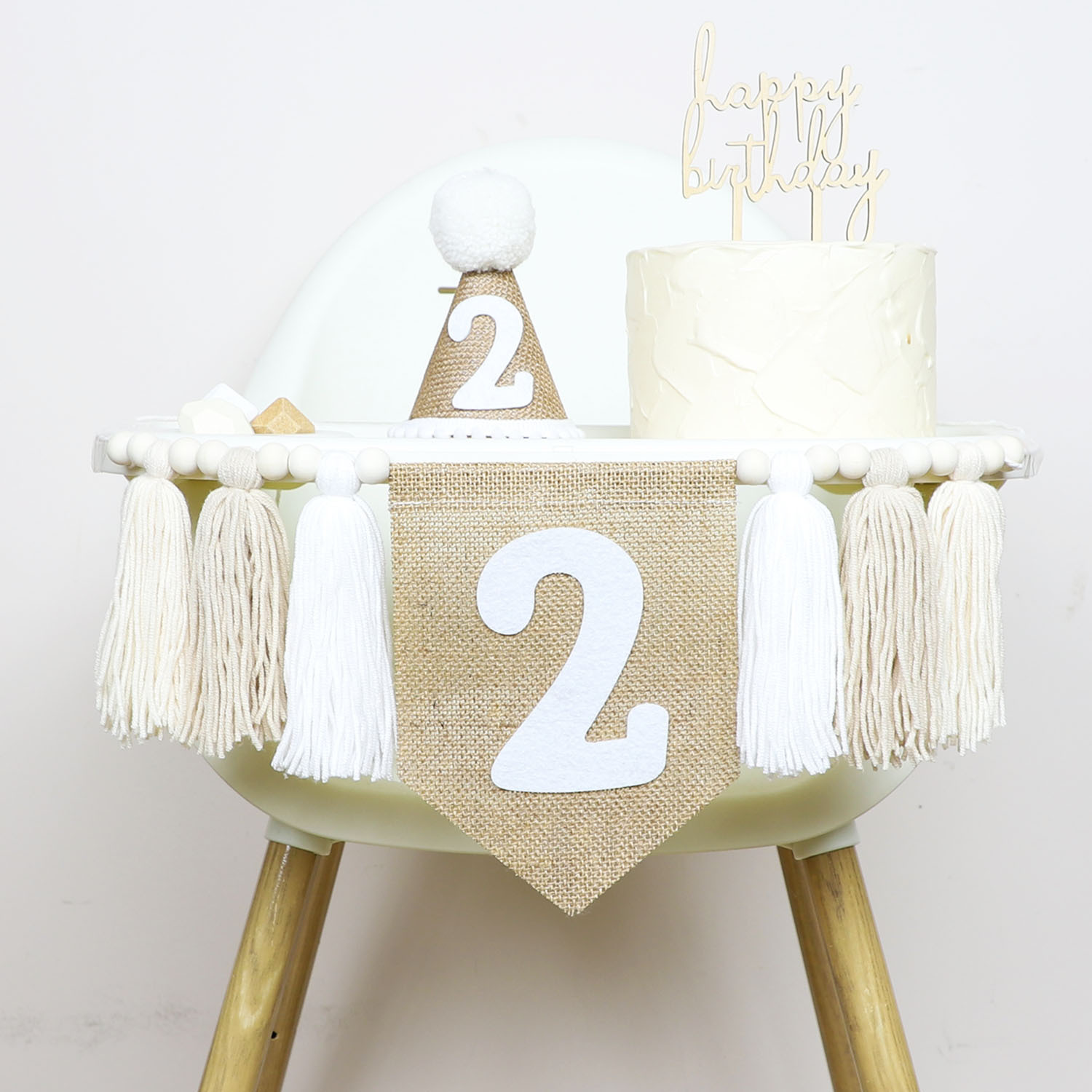 Birthday High Chair Banner Han - Party Hat Cone recensie en prijs