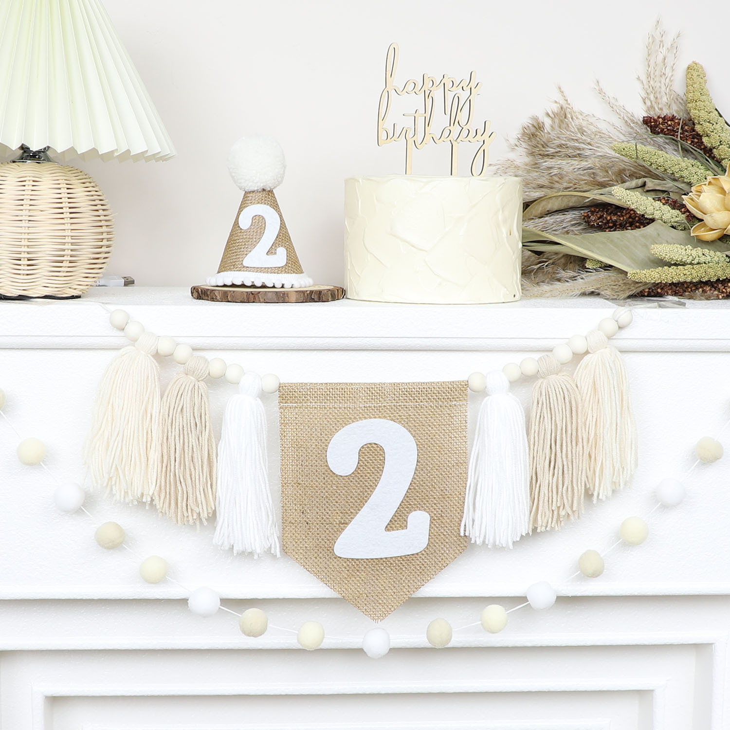 Birthday High Chair Banner Han - Party Hat Cone recensie en prijs
