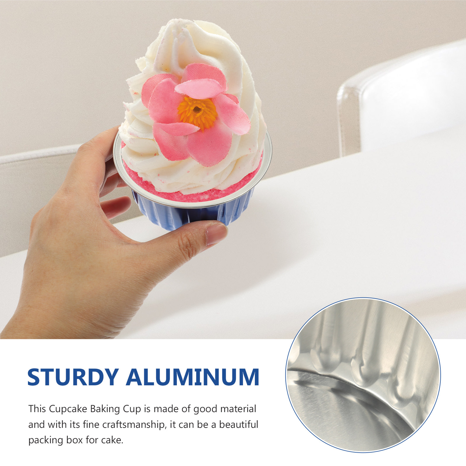50Pcs Disposable Cupcake Cups  - Plastic Cup 50Pcs recensie en prijs
