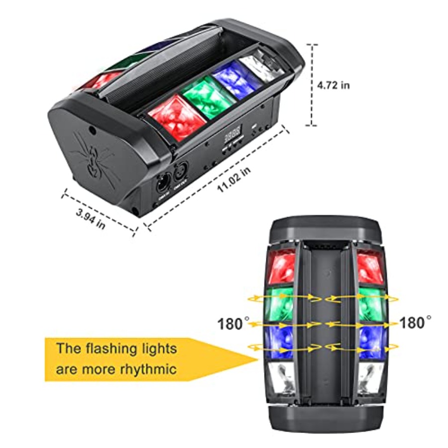 RGBW Moving Head DJ Light LED  - Event Party Dj recensie en prijs