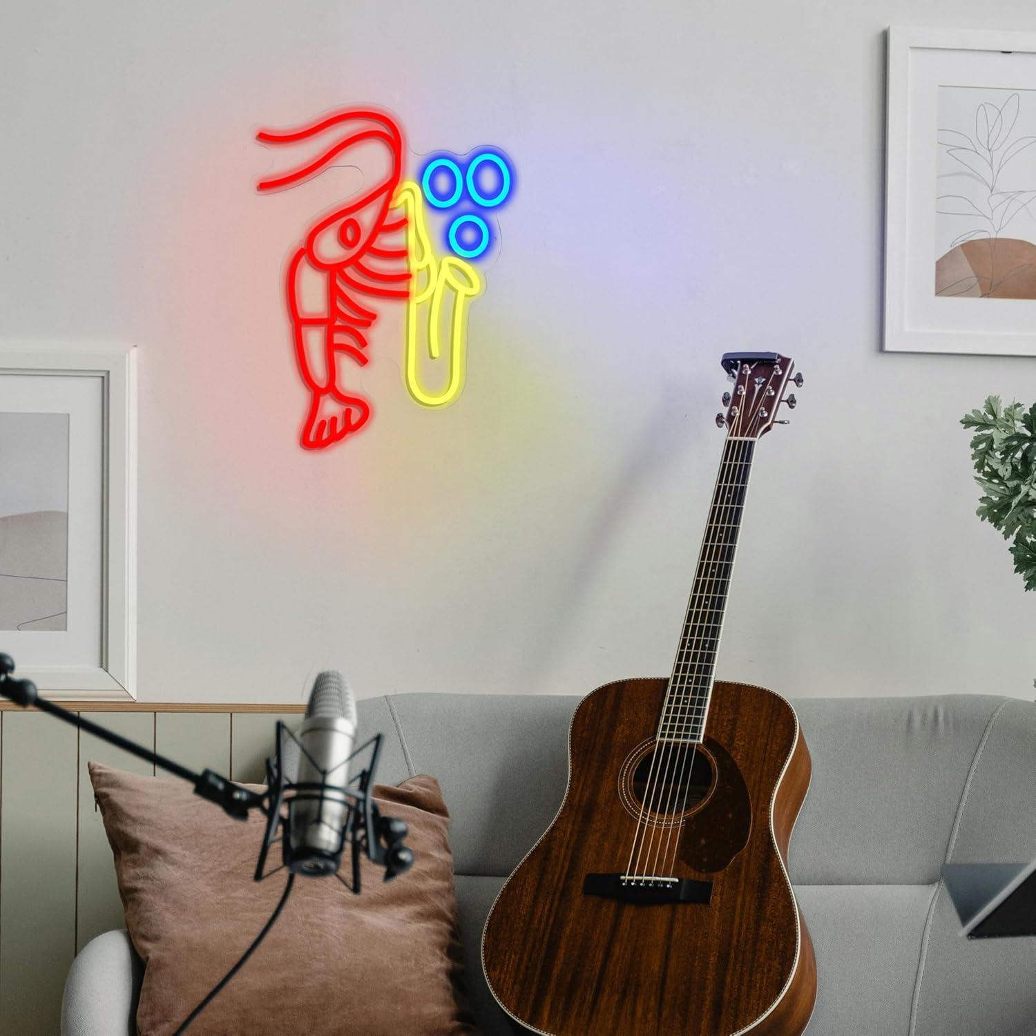 Lobster Saxophone Neon Sign Ja - Neon Sign Party recensie en prijs