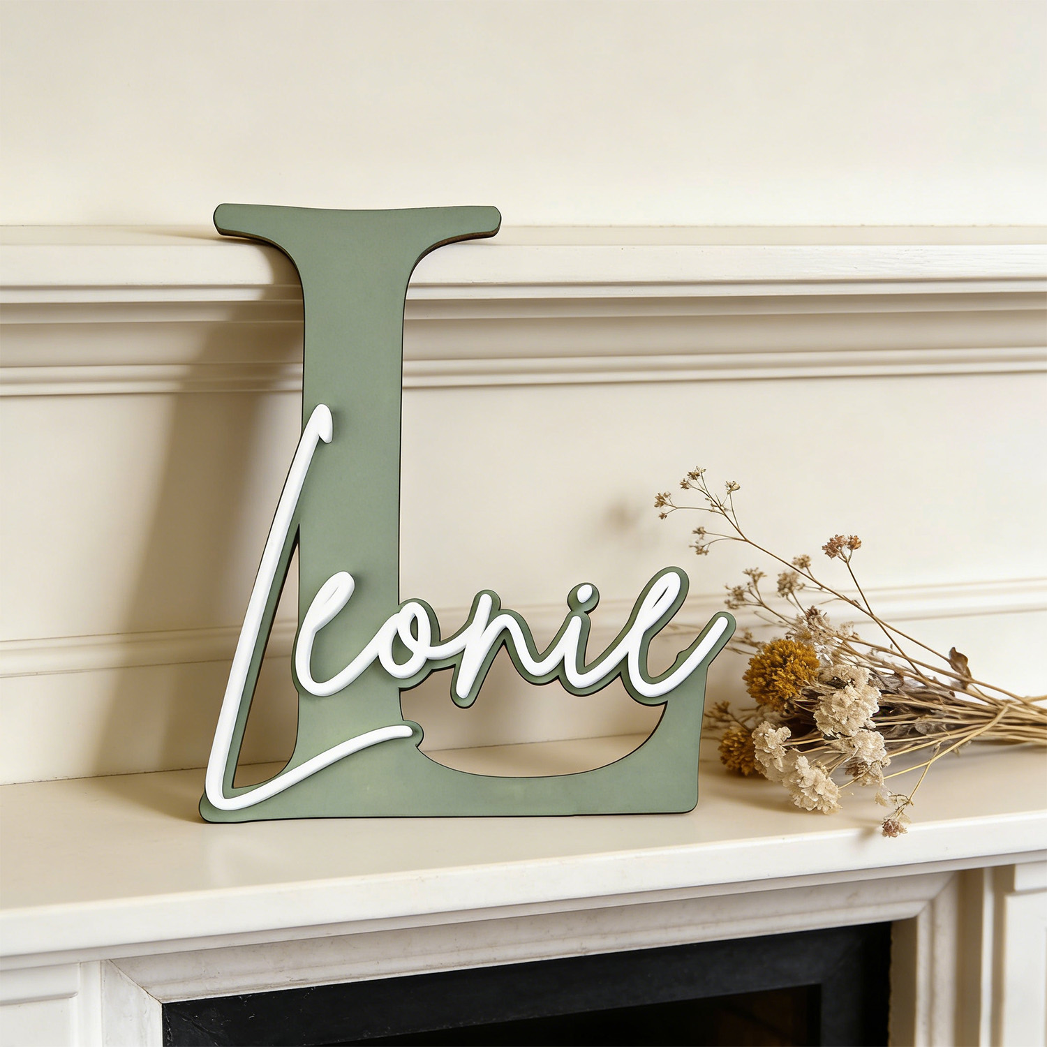 1pc Double-layer Wooden Name D - Eve Party recensie en prijs