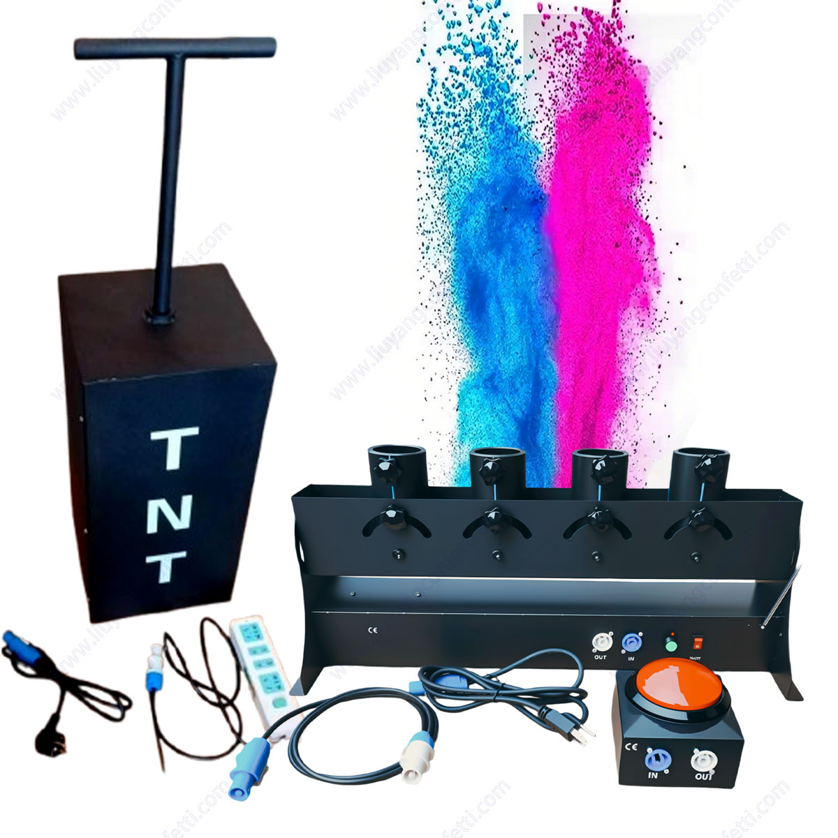 Electronic Spray Confetti Powd - Confetti Cannon Tube recensie en prijs