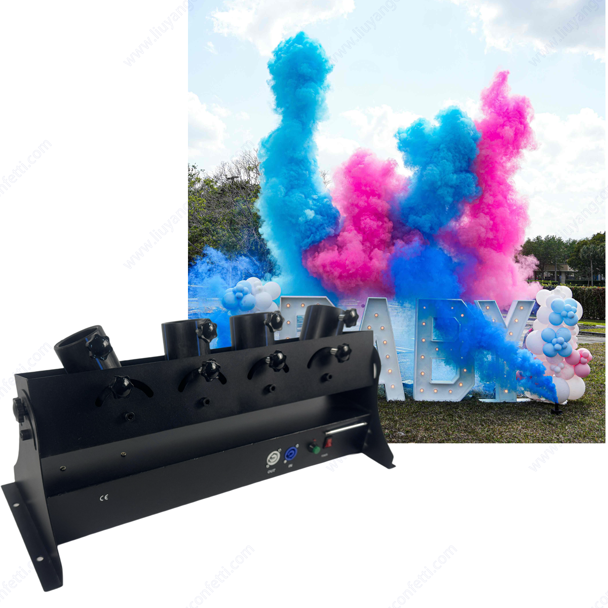 Electronic Spray Confetti Powd - Confetti Cannon Tube recensie en prijs