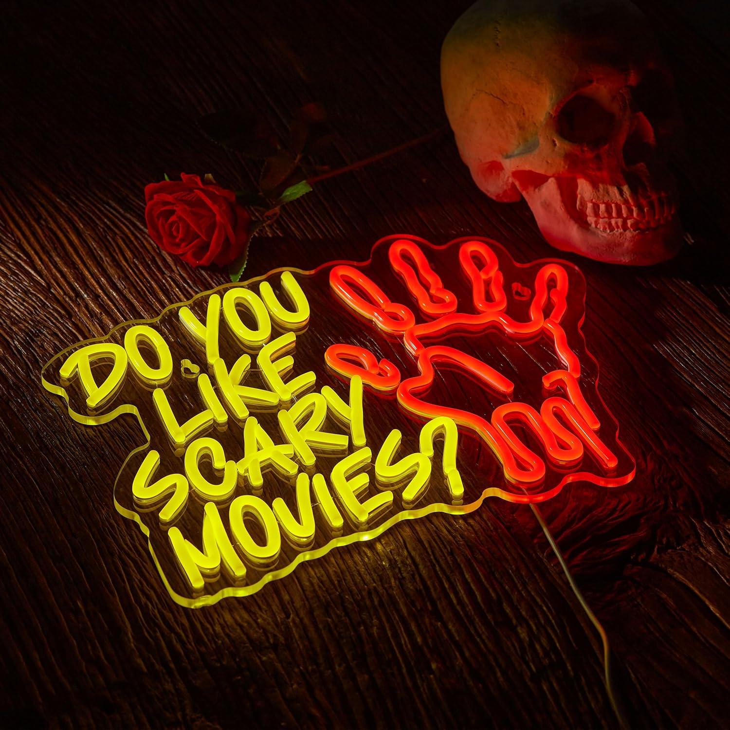 Do You Like Scary Movies Neon  - Neon Sign Party recensie en prijs