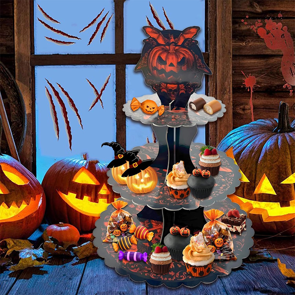 Halloween Cake Stand Pumpkin B - Cupcake Stand Tier recensie en prijs