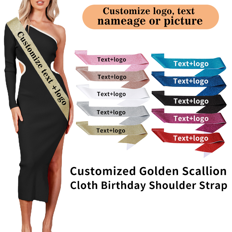 Diy Custom Glitter Satin Sash  - Birthday Sash Glitter recensie en prijs