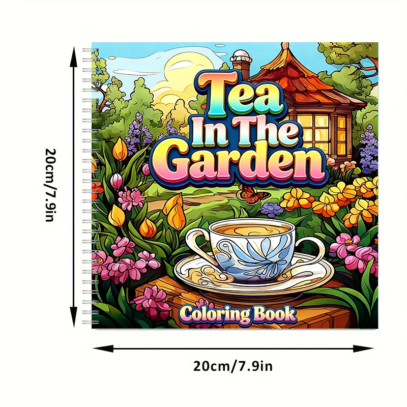 Tea In The Gardens Coloring Bo - Supply Event recensie en prijs