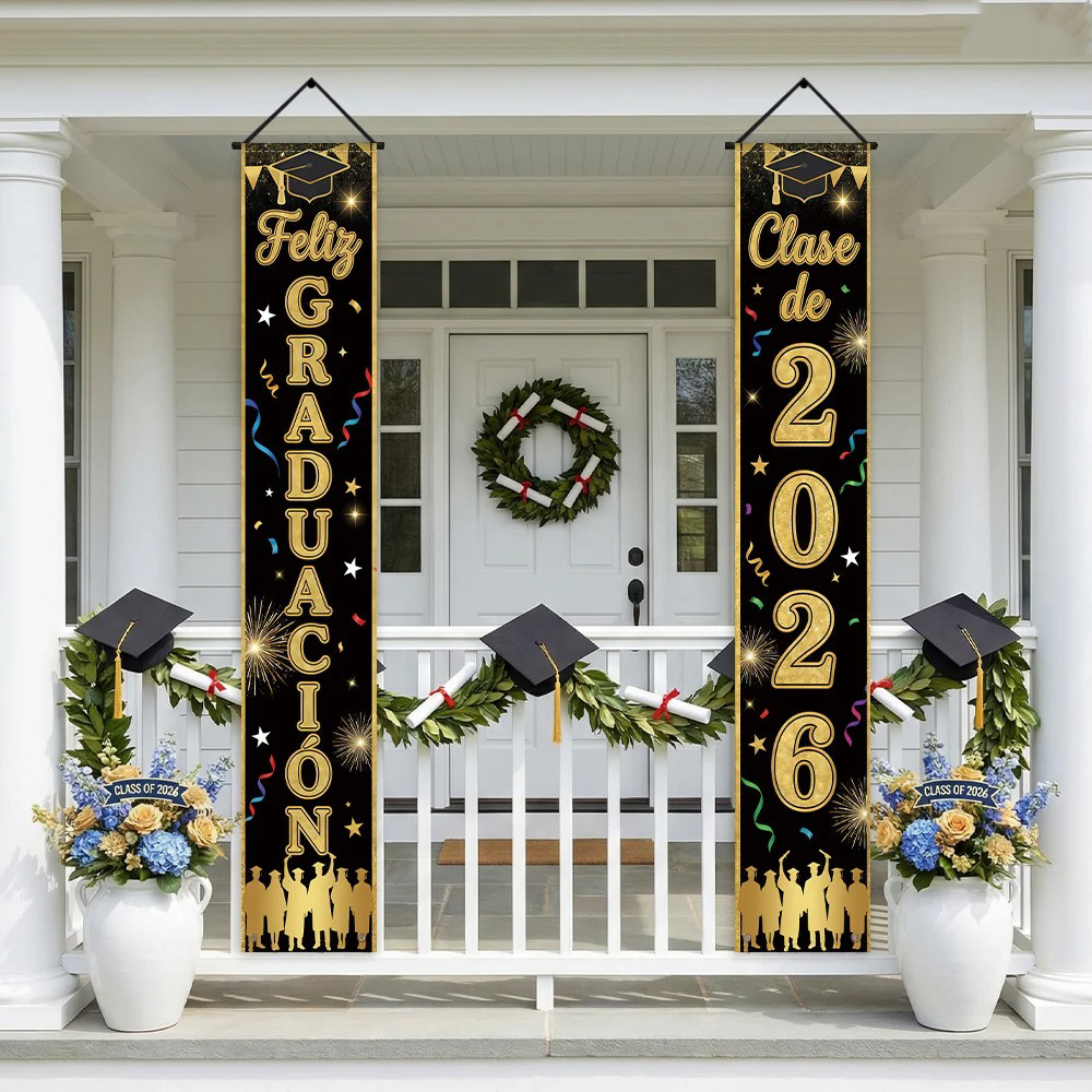Feliz Graduacion Class of 2026 - Party Banner Gold recensie en prijs