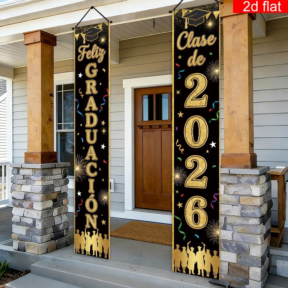 Feliz Graduacion Class of 2026 - Party Banner Gold recensie en prijs