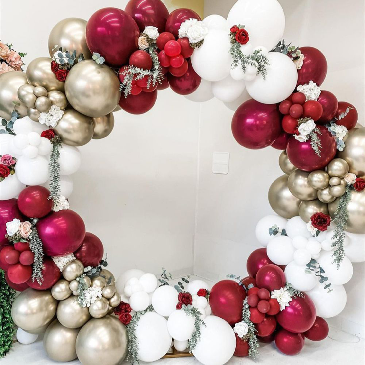Garnet Balloon Set Garland Arc - Party Event Supplier recensie en prijs