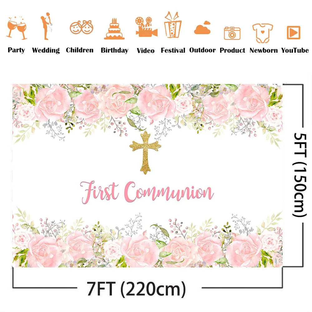 First Holy Communion Birthday  - Dessert Table Backdrop recensie en prijs