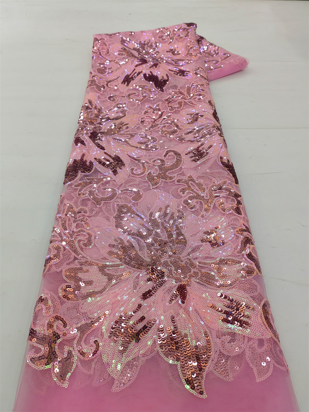 African Sequins Net Lace Fabri - Glitter Tablecloth recensie en prijs