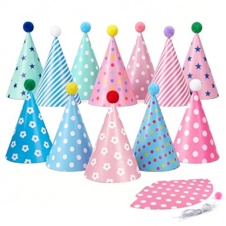 Beurio Pastel Party Hats for a - Party Hat Cone recensie en prijs