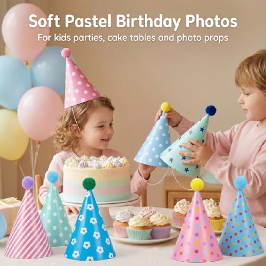 Beurio Pastel Party Hats for a - Party Hat Cone recensie en prijs