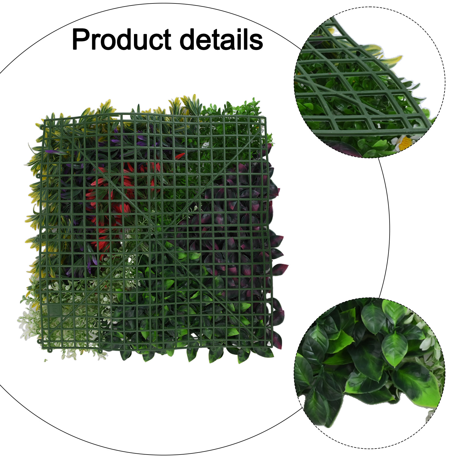 50*50CM Green Artificial Plant - Flower Wall Panel recensie en prijs
